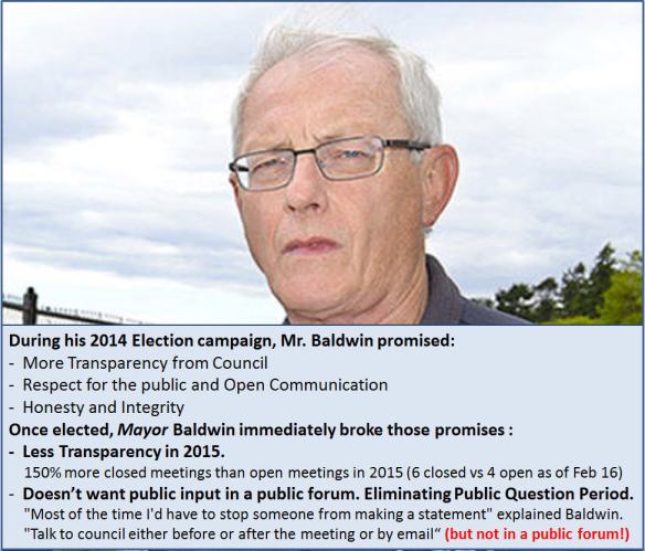 The Broken Promises of Mayor Baldwin
